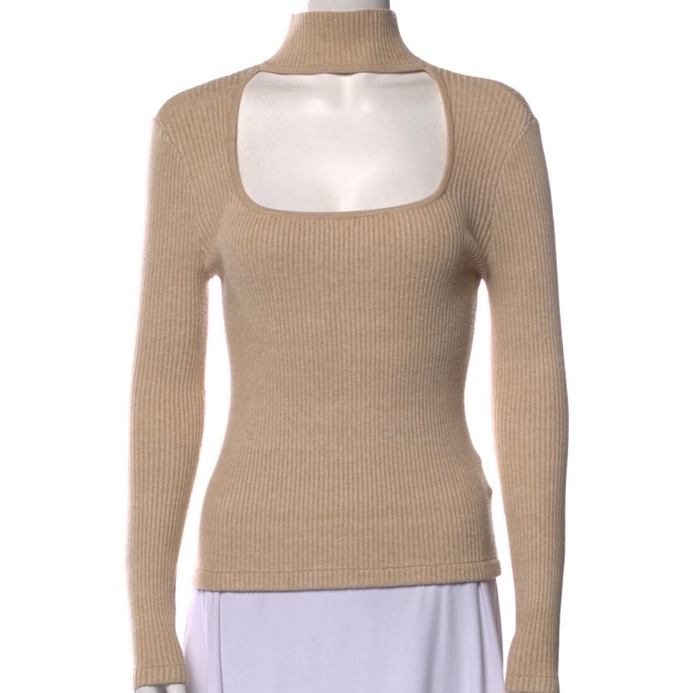 Jonathan Simkhai Tan Turtleneck Sweater